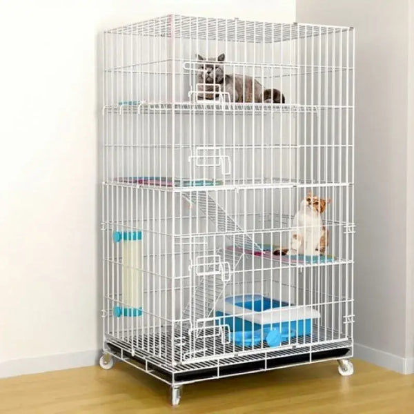 Collapsible Wire Cat Cage Playpen