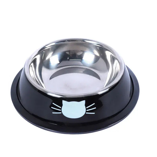 Anti-Spill Steel Pet Bowl